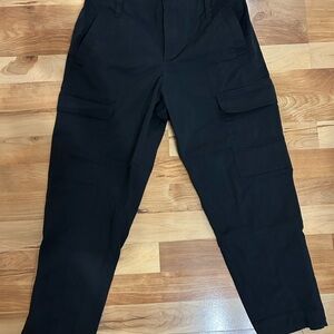 Calvin Klein Black Cargo Pants Size 8 Women Pockets